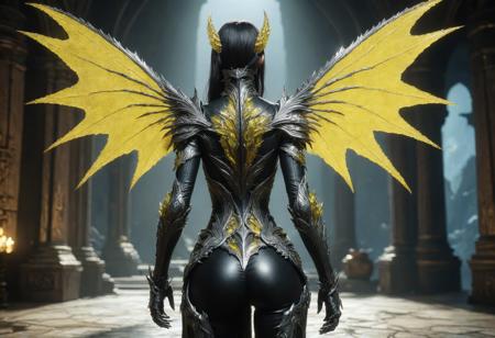 DonM - Dragons and Wings and Back view [Flux,SDXL]