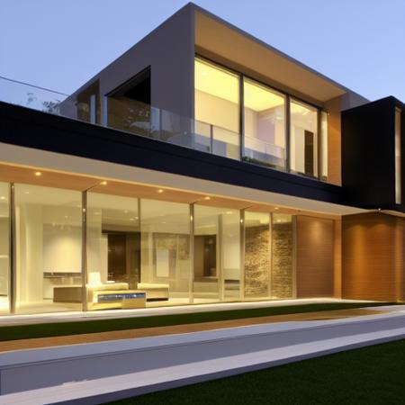 LoRA GDM Luxury Modern House / Building Architecture