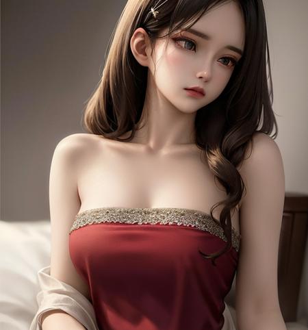 也许是肚兜 belly wrap，A kind of Chinese ancient women's underwear