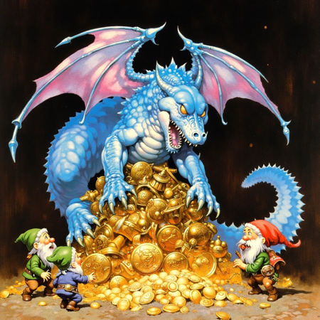 Frank Frazetta Fantasy Art Style-GMR