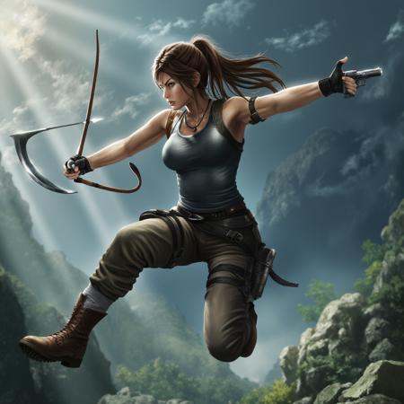 Tomb Raider (Lara Croft) XL + F1D (Comic book + Anime + Character)