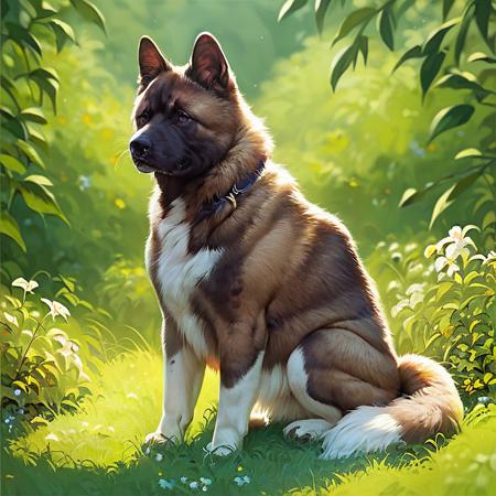 American Akita Pony