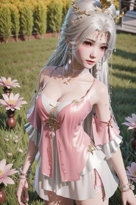 【Anime & 3D】yinziping-pink-Naraka_game_character 永劫无间-殷紫萍(粉)