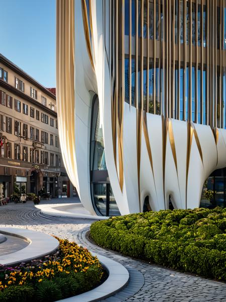 JJ's Building style - Zaha Hadid