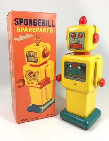 Wizard's Vintage Tin Toy Robots