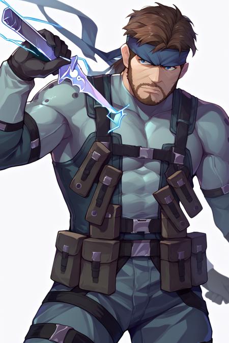 Solid Snake/ソリッド・スネーク (Metal Gear Solid) SDXL LoRA [Pony Diffusion]