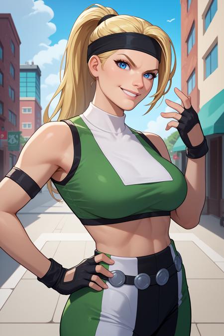 Sonya Blade (Mortal Kombat) SDXL LoRA | 3 Outfits [Pony Diffusion]