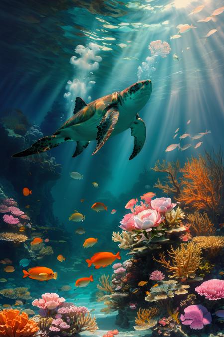 style of underwater sea life 341