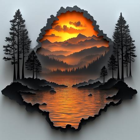 Paper Cut Art {SD XL | Pony} - by Ethanar