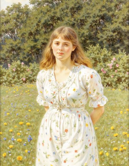Cottage Core Painting - Helen Allingham Style版本Flux1-Dev (ID: 1213266)