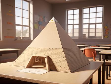 Unweathered Giza Pyramids