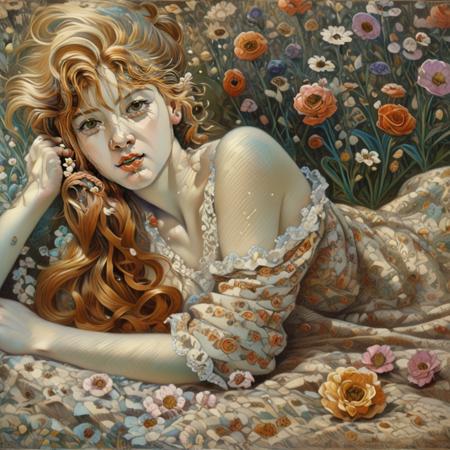Retro painting style