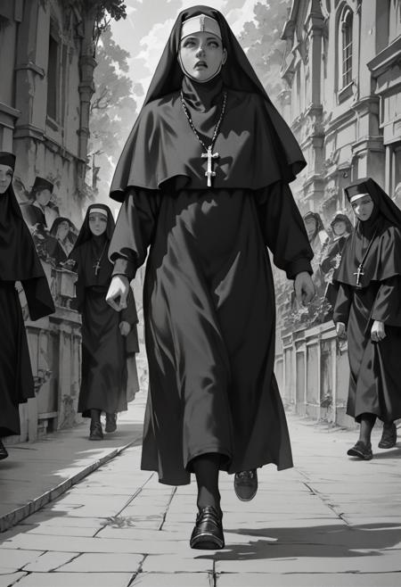 Orthodox nun