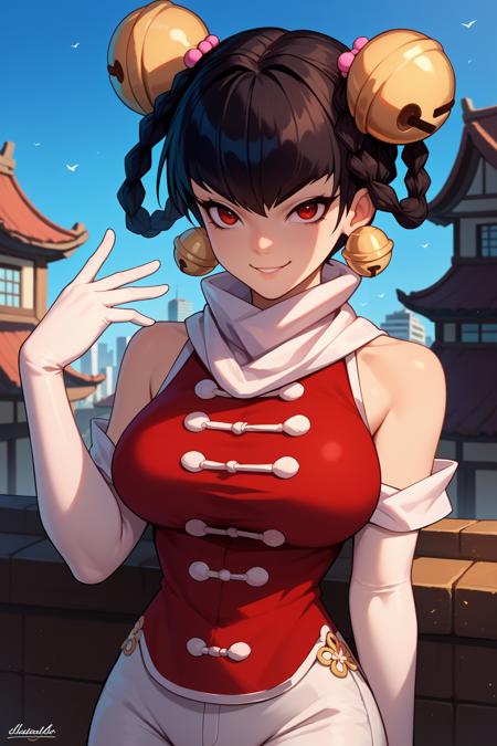 Lin Lin/リンリン (One-Punch Man) SDXL LoRA [Pony Diffusion]版本v1 (Pony Diffusion XL) (Pony Diffusion XL)