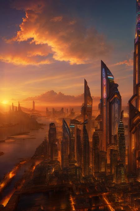 FuturisticScape (Lora) 未来主义景观