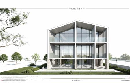 Architectural cross section perspective