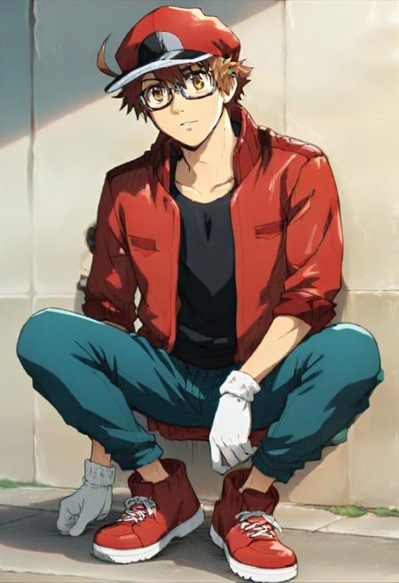 AA2153 (Red Blood Cell) from Cells at Work! BLACK