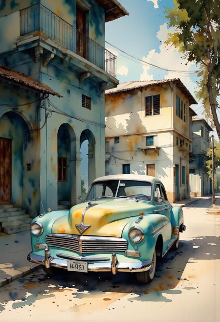 Watercolor painting