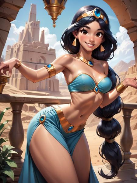 Jasmine (Aladdin) Disney Princess - SD 1.5 | XL PONY - by YeiyeiArt