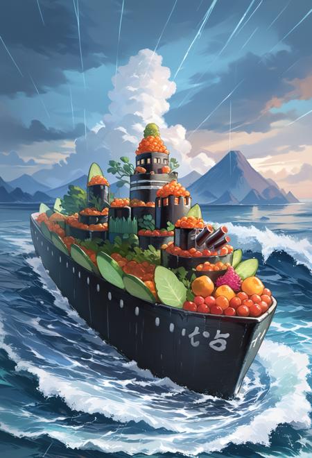 Yu-Gi-Oh! - Gunkan Suship Ikura-class Dreadnought - (弩級軍貫－いくら型一番艦) PonyXL