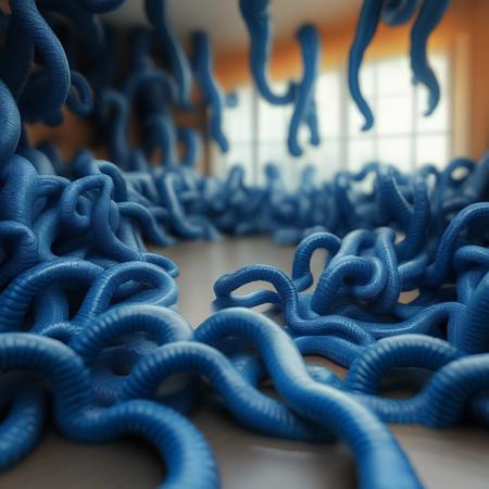 Blue Tentacle White Slime - PONY