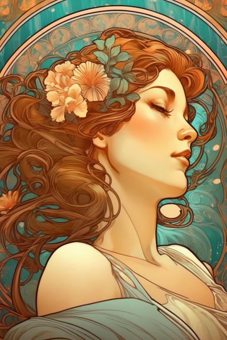 Alphonse Mucha Style