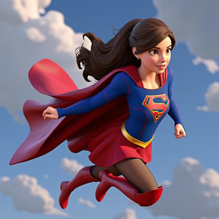 'Supergirl (CW-Arrowverse)' - [CLOTHING] [LORA] [FLUX] - spectrum_0003 by 'AI_Characters'