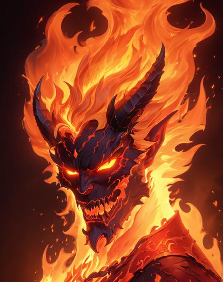 Fiery aura XL - Burning passion