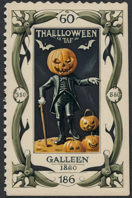 Halloween postcards from the early 1900s