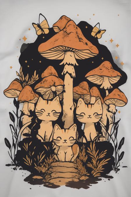 A strange combination of cat and mushroom - tangbohu 10