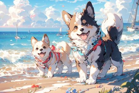 狗狗/cute dog/midjourney style dog Lora