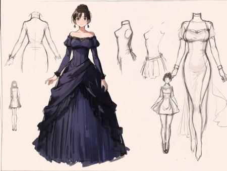 sketch and study drawing style