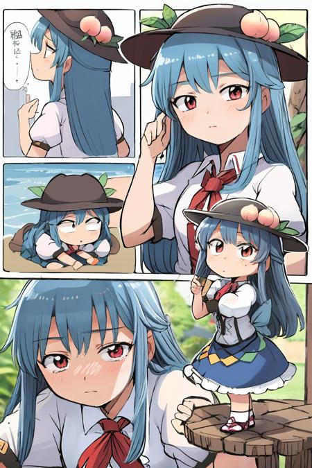 hinanawi tenshi (touhou) 比那名居天子 东方project