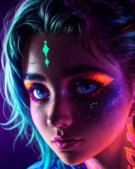 Blacklight UV (SD 1.5) art style lora