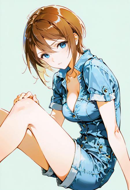 Denim Romper