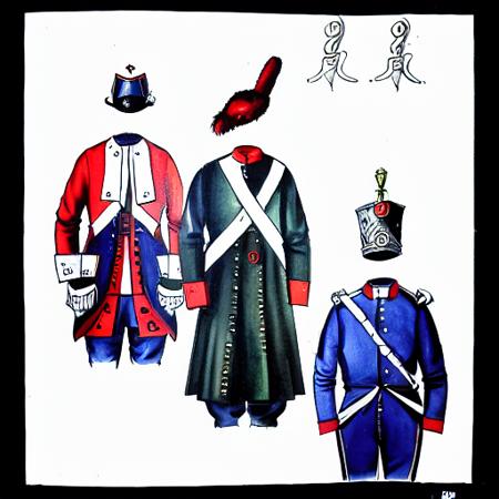 Historical European Uniforms LoRA