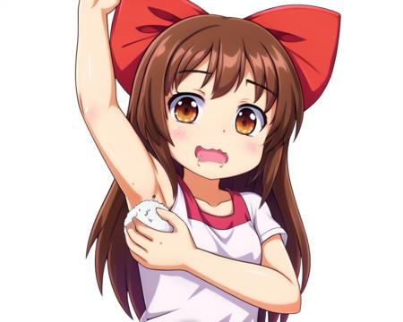 Onigiri made by armpit
