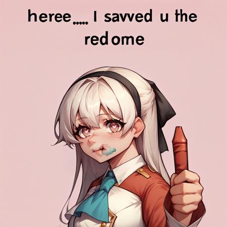 Here i Saved You the Red One Meme | Concept (Pony XL LoRA)