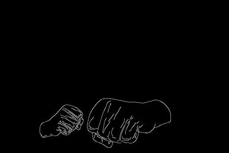 OpenPose, punching viewer,incoming punch,bare fist,
