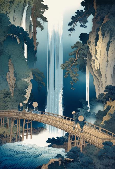 Hokusai style - for Animagine XL