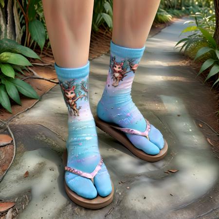 Flip Flops with Socks [SDXL]