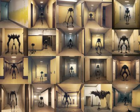 Backrooms - Bacteria / Void Monster / Urban Legend /  Evil Robot / Figurine