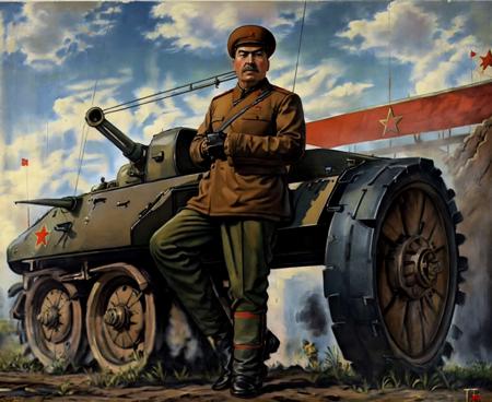 The style of Chinese propaganda posters in the last century