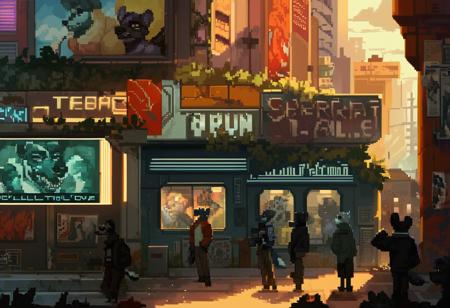 Tails Noir - Urban Pixels