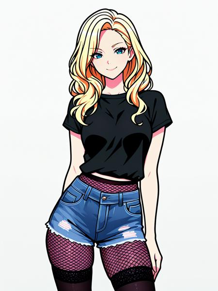 Shorts & Fishnets (Illustrious) - by EDG
