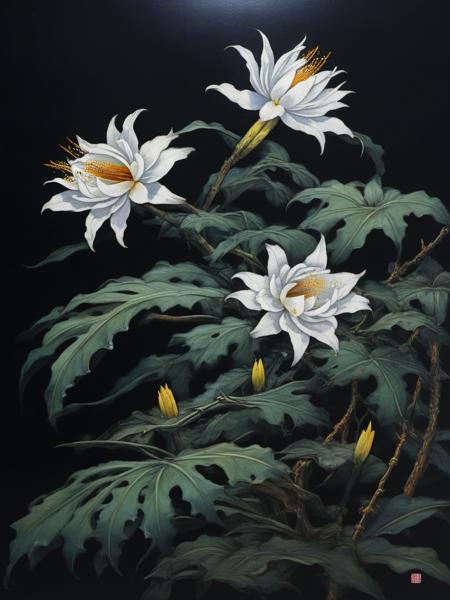 Fresh Ideas@Chinese lacquer painting_SDXL