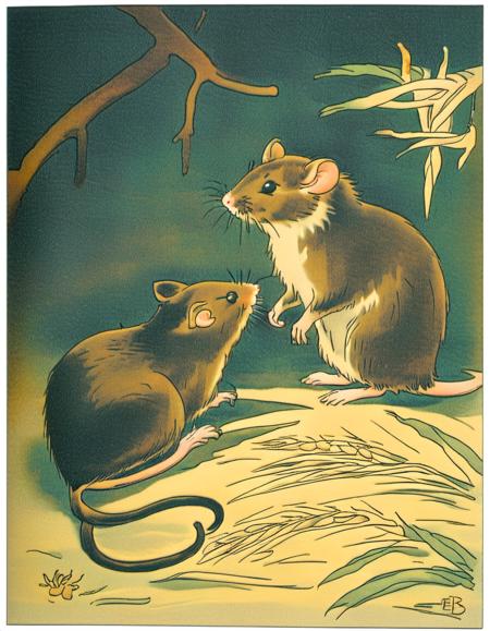 Children book illustration - Elsa Beskow Style - SDXL 1.0