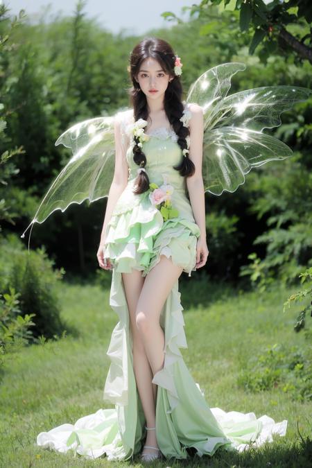 JAY - GREEN BUTTERFLY DRESS