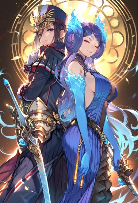 Xenoblade Chronicles 2 - Morag and Brighid (メレフ & カグツチ) PonyXL版本v2.0 (ID: 576082)