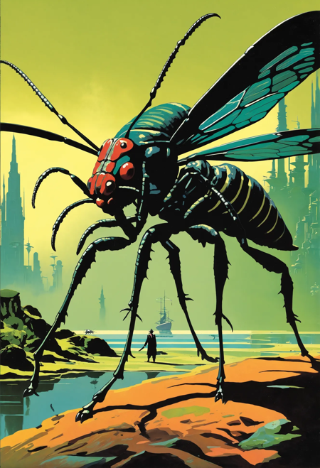 Pulp fantasy visual element wildcards